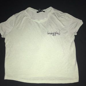 Light blueish green Forever 21 crop top